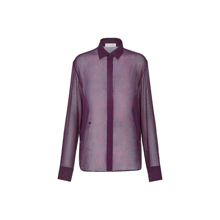 DIOR Quarterly New Products Shirts Women's Purple-0