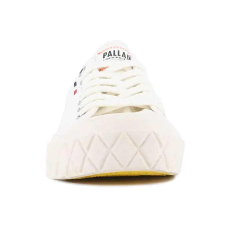 Palladium Palla Ace Anti Slip Wear Resistant Low Top Skateboard Shoes Unisex White-4
