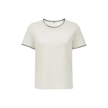 ONLY T Shirt Women's Cream White