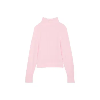 Victoria's Secret PINK Varsity Knit Chunky Turtleneck Sweater/PT Sweater Women's Pink Tulip