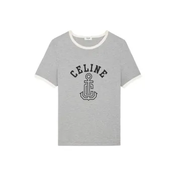 CELINE SS25 T Shirt Women's Gray