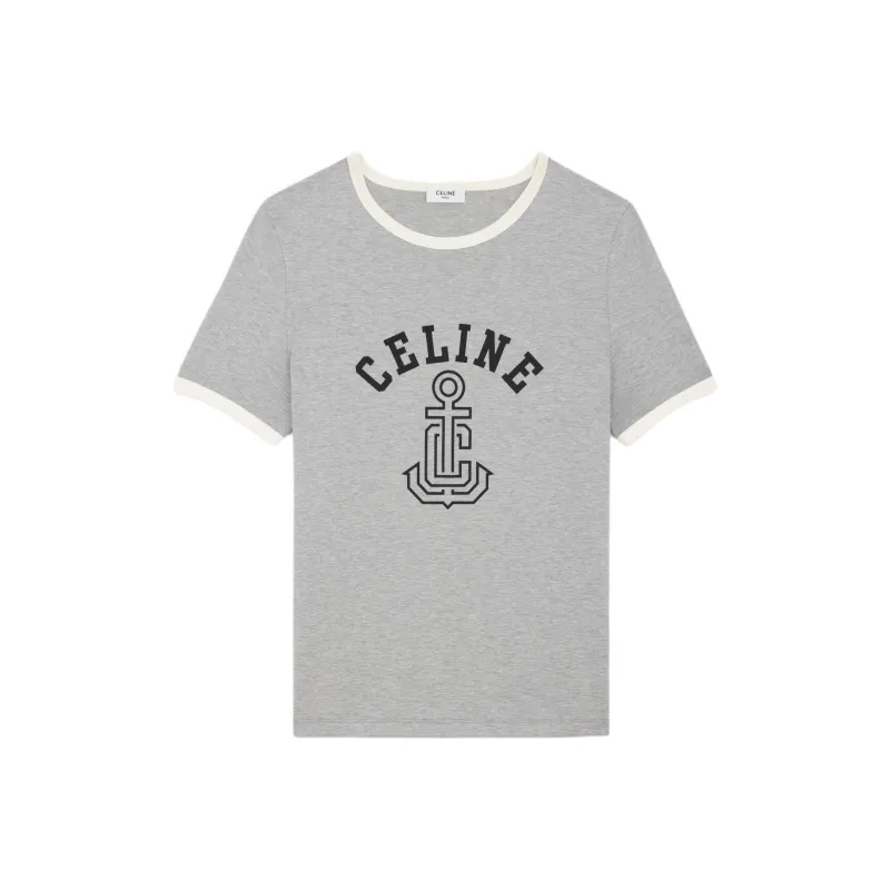 CELINE SS25 T Shirt Women's Gray-0