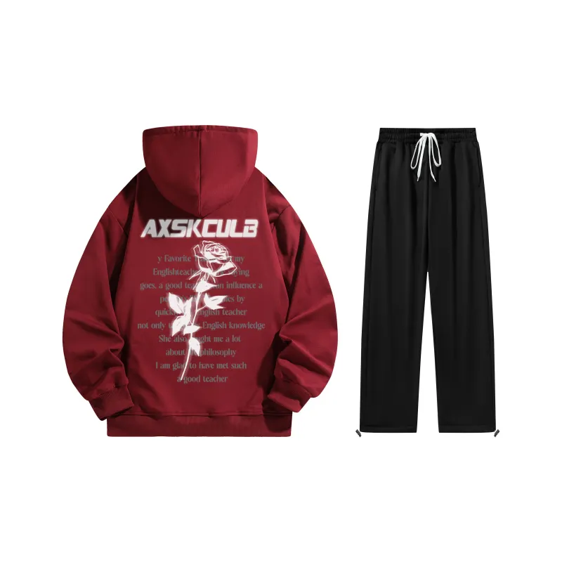 A.X.S.K Sweatshirt Sets Unisex-50