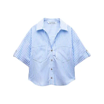 ZARA Shirts Women's Blue