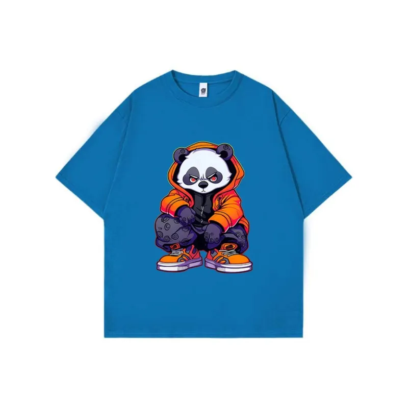 PANDA BASE Short Sleeved T Shirts Women's-6