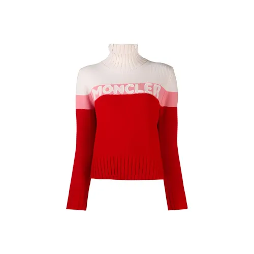 Moncler Cashmere Sweaters Women's Red