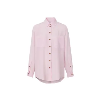 Burberry Shirt Women's Light Candy Pink