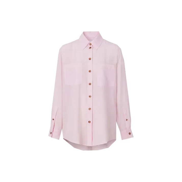 Burberry Shirt Women's Light Candy Pink-0