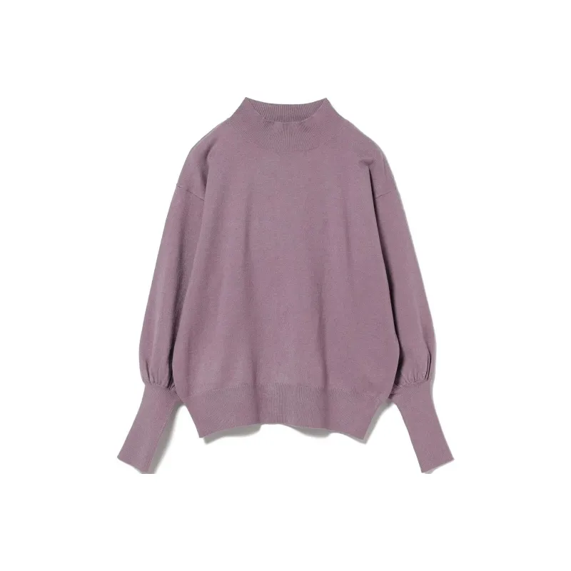 Beams HEART Sweater Women's Purple-0