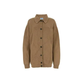 PRADA Prad Buttoned Knitted Cardigan