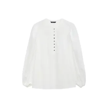 Broadcast Shirt Women's Raw White