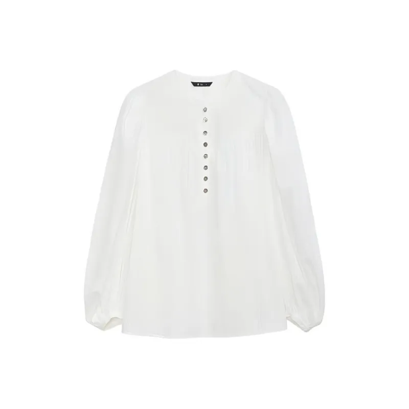 Broadcast Shirt Women's Raw White-0