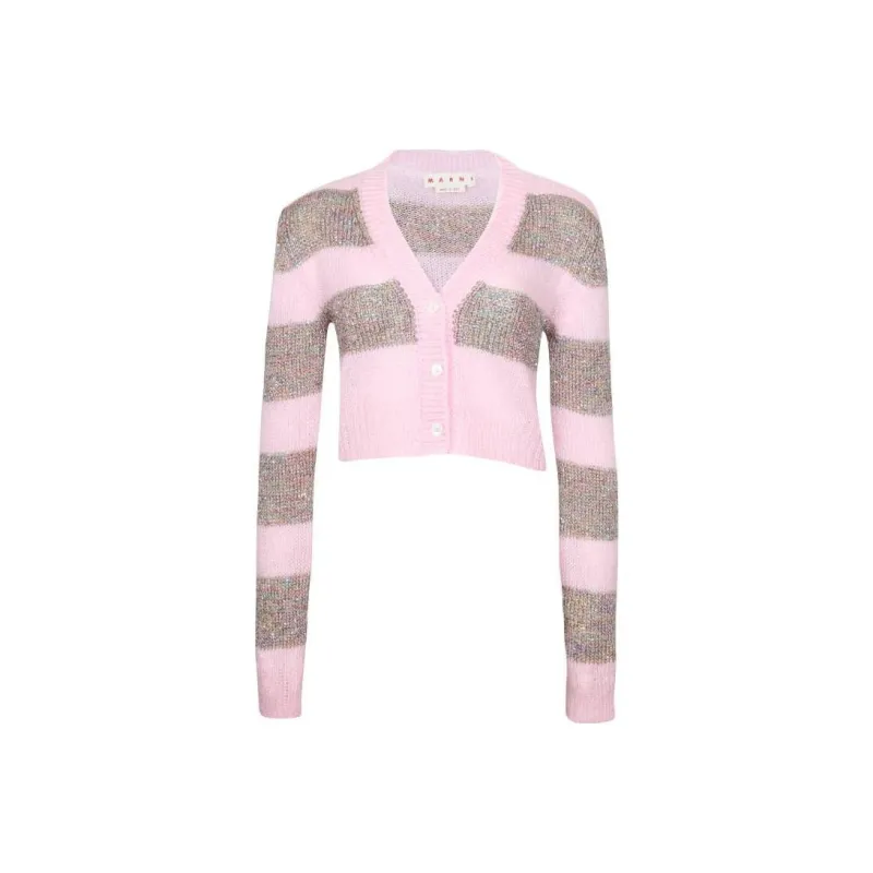 MARNI SS23 Slim Fit Knitwear Women's Pink-0