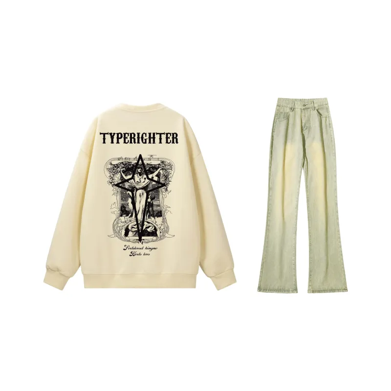 TYPERIGHTER Sweatshirt Set Unisex-12