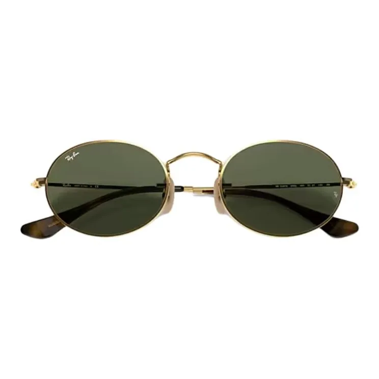 Ray Ban Oval Flat Lenses Sunglasses-2