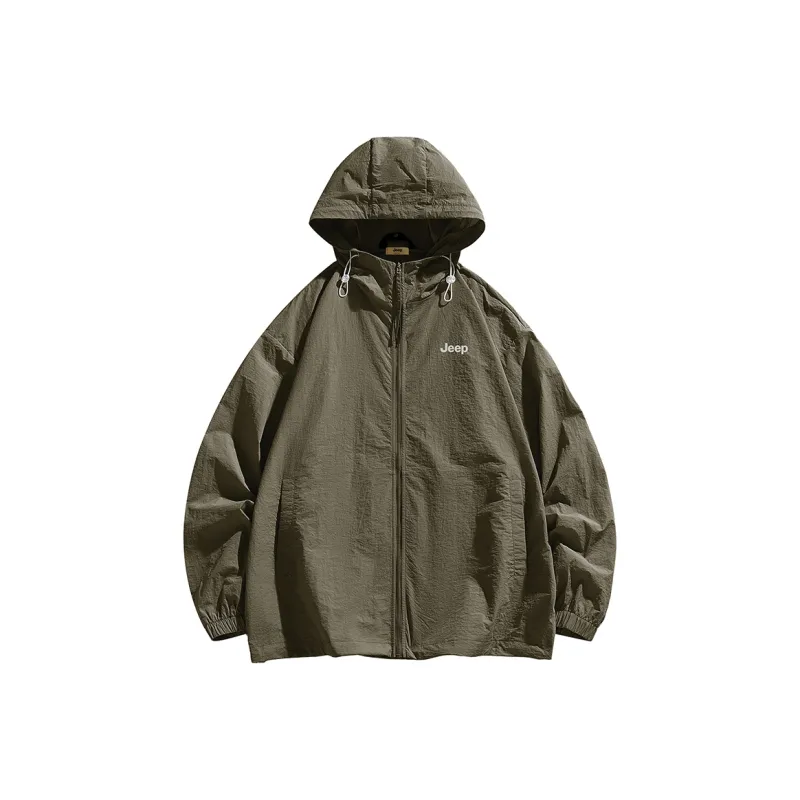 Jeep Super Light Breathable Quick Dry UV Protection Long Sleeved Sun Protection Clothing Unisex-33