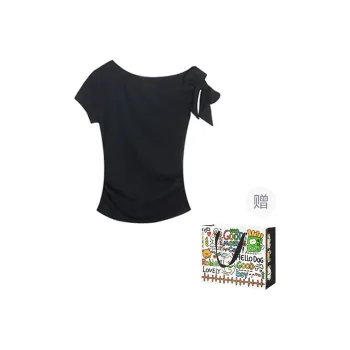 Dippanis Regular T Shirt Women's Black