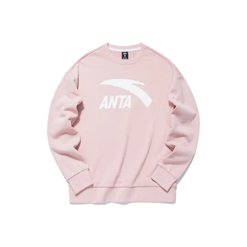 ANTA Life Collection Sweatshirts Women's Cream Pink