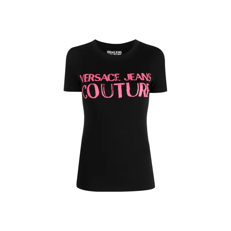VERSACE JEANS COUTURE T Shirt Women's Black-0