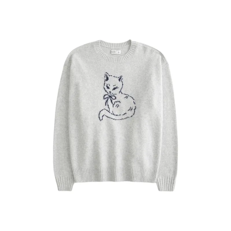 Hollister Sweater Women's Light Gray-0