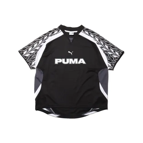 PUMA Football SS24 Soccer Jerseys Unisex Black White Gray