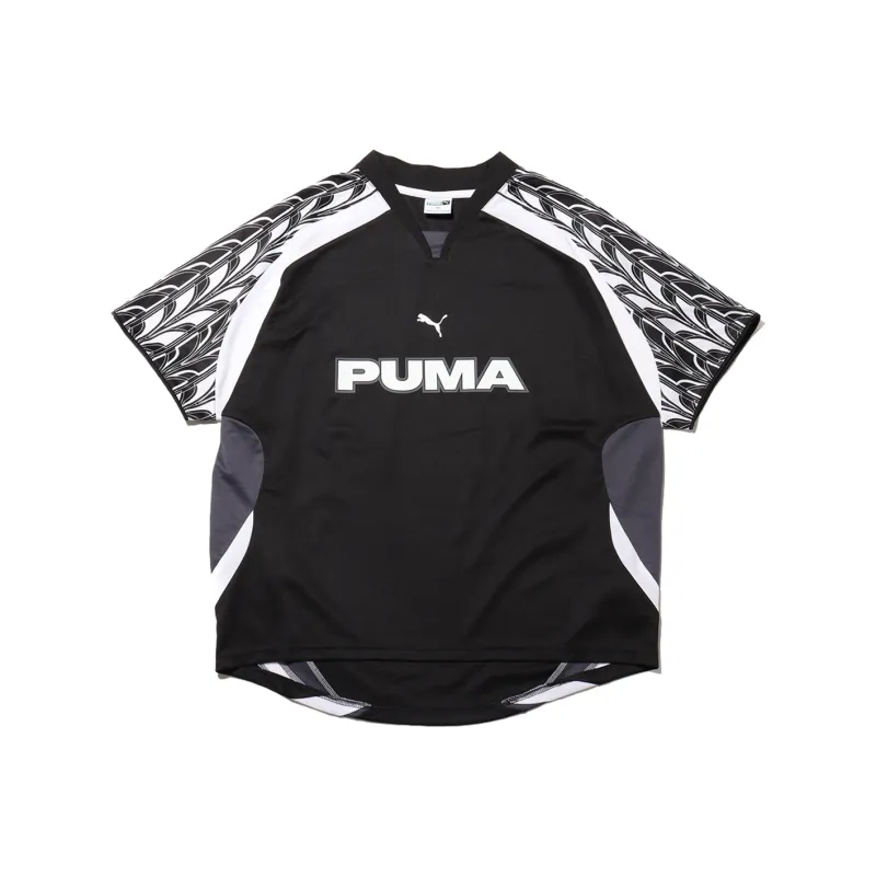 PUMA Football SS24 Soccer Jersey Unisex Black White Gray-0