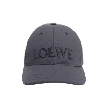 LOEWE Canvas, Metal Baseball Caps Women's Gray