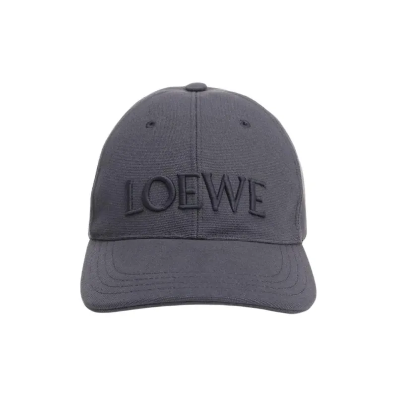 LOEWE Canvas, Metal Baseball Caps Women's Gray-0