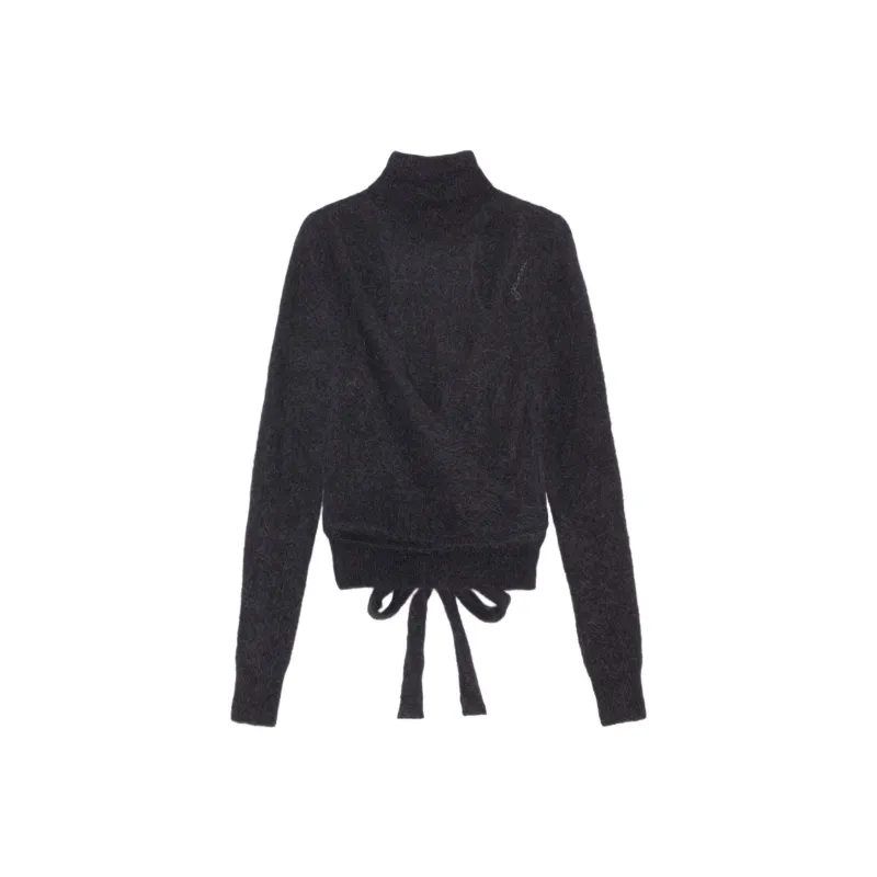 GANNI FW22 Knitwear Women's Black-0