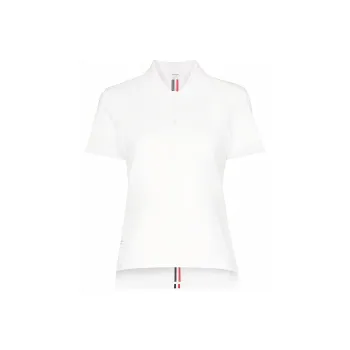 THOM BROWNE Rwb Striped Polo Shirt