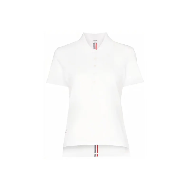 THOM BROWNE Rwb Striped Polo Shirt-0