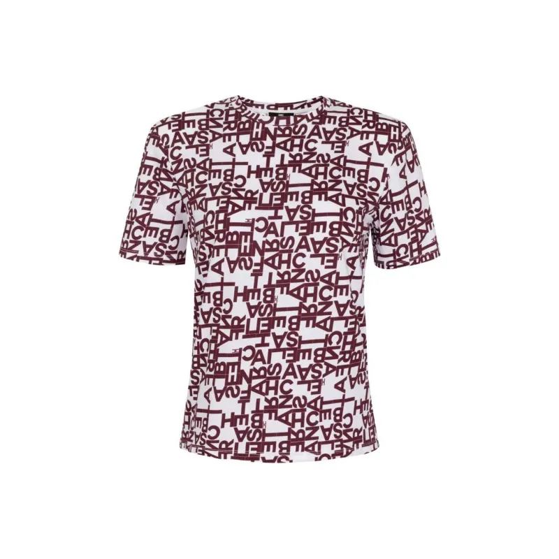 Elisabetta Franchi Small Lettering Jersey T Shirt-0