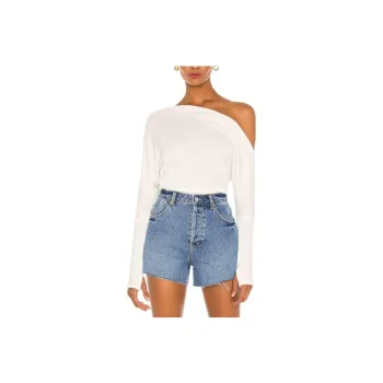 FREE PEOPLE T-Shirts Women's White