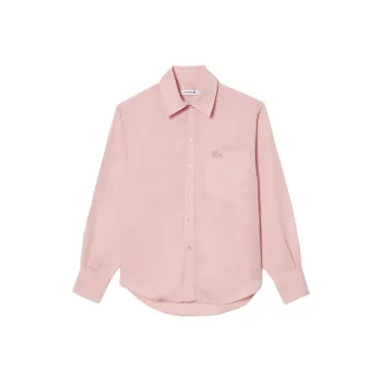 LACOSTE Logo appliqué Button up Shirt