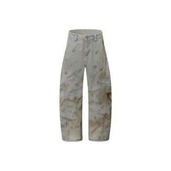 PISYPOX Jeans Unisex Yellow Mud