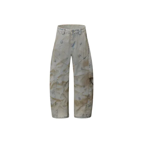 F.K.V.A Jeans Unisex White