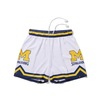 SPALDING Casual Shorts Unisex White