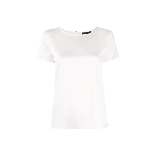 EMPORIO ARMANI Crewenck Lightweight Satin T-Shirt