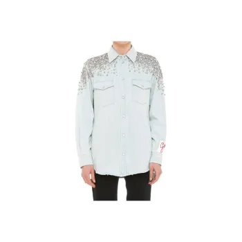 Golden Goose Embellished Denim Blouse