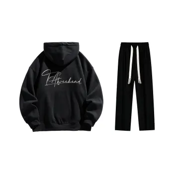 LA'T.WEEKEND Sweatshirt Set Unisex