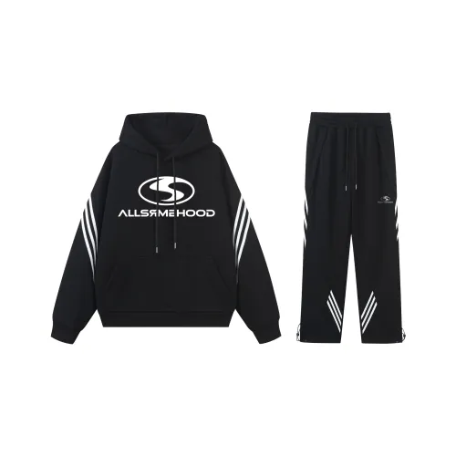SIMPLE RIMLESS/SRME Sweatshirt Set Unisex