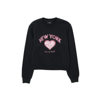 MLB Heart New York Yankees Sweatshirt Women's Black