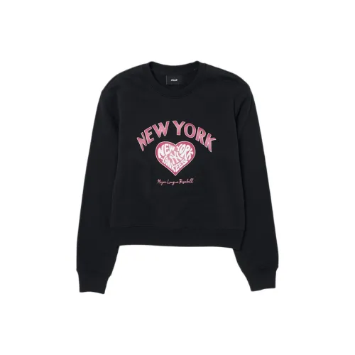 MLB Heart New York Yankees Sweatshirt Women's Black