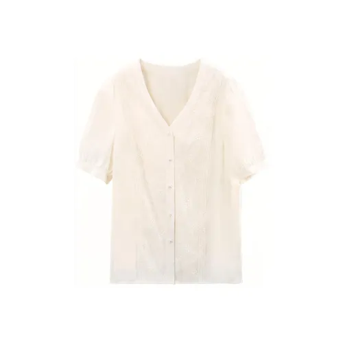 A Paradise For Awakening Shirt Women's Beige