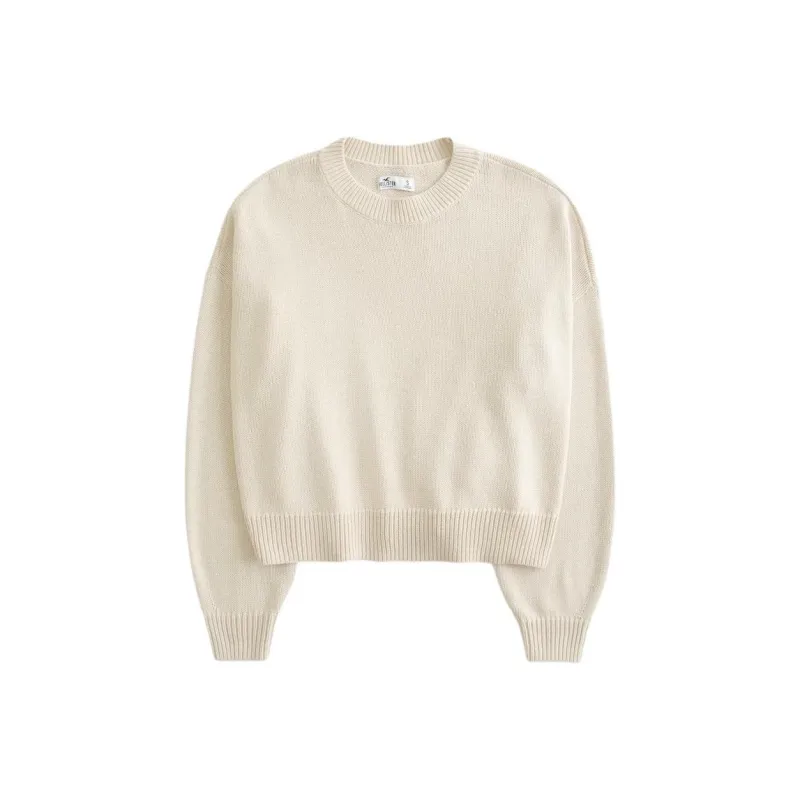 Hollister Sweater Women's Cream-0