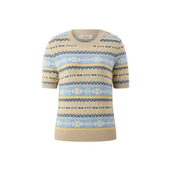 E.land Sweater Women's Light Khaki 36 L/Beige