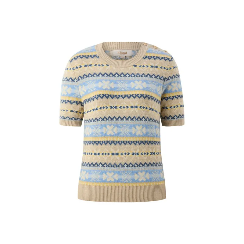 E.land Sweater Women's Light Khaki 36 L/Beige-0