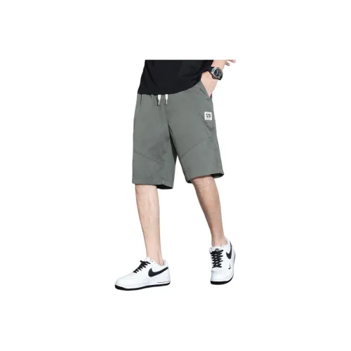 Tonlion Casual Shorts Men's Olive Green