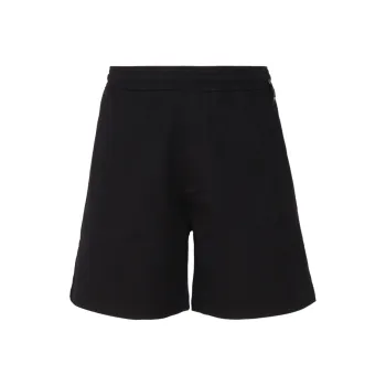 FENDI Logo Printed Knee Length Track Shorts
