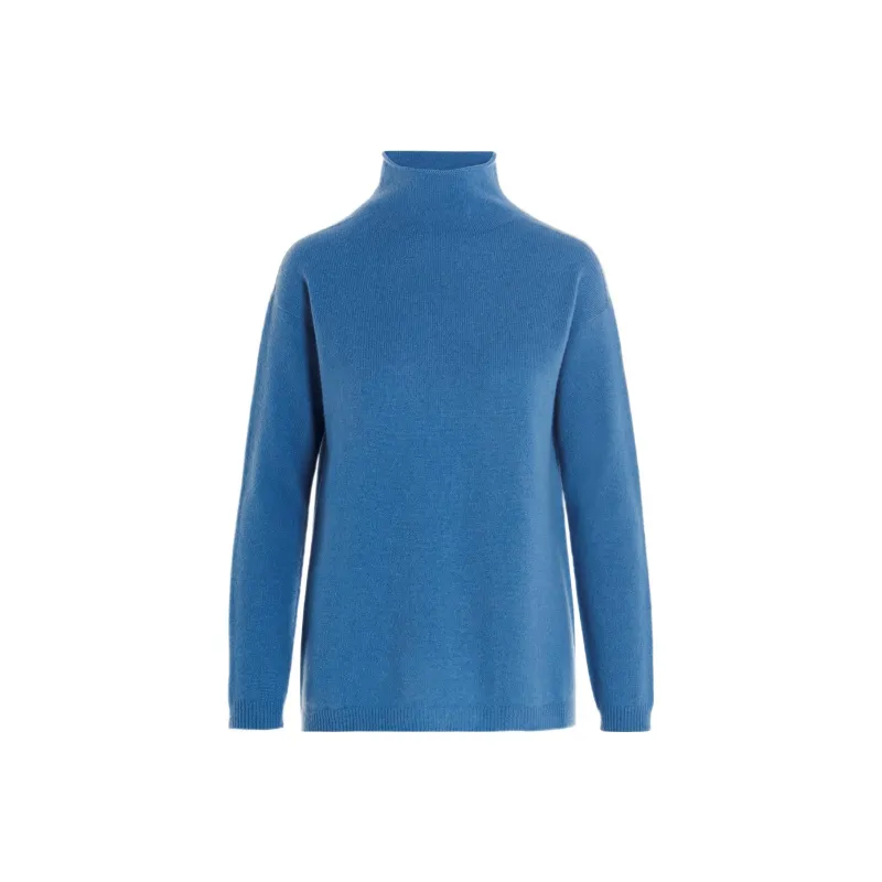 ’S MAX MARA SS22 Slim Fit Sweater Women's Blue-0